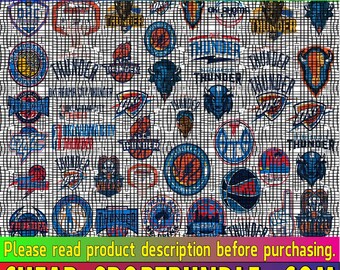 Oklahoma-City Thunder Basketball Team svg, Oklahoma-City Thunder svg, N--B--A Svg, Png, Dxf,