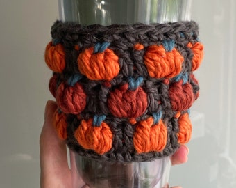 Pumpkin Cup Cozy Crochet Pattern / Cup Cosy / OneStopWonders / DIY / PDF