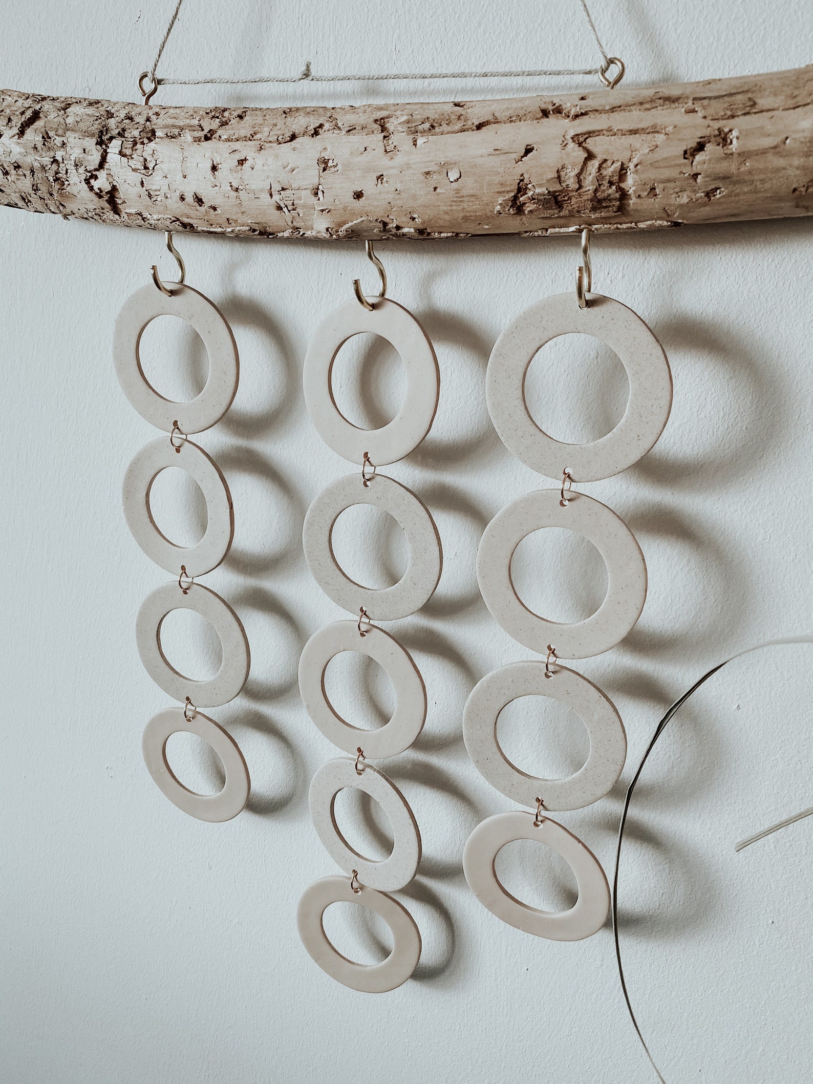 Clay Wall Hanging Bohemian Wall Hanging Polymer Clay Wall Etsy