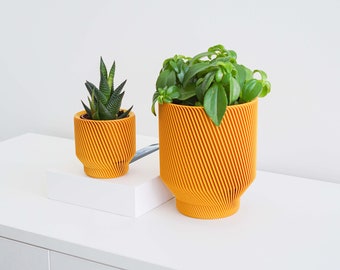 Yellow Plant Pot | Yellow Planter | Indoor Planter | Indoor Plant Pot | Minimal Plant Pot | Minimal Planter | Succulent Planter | Cactus Pot