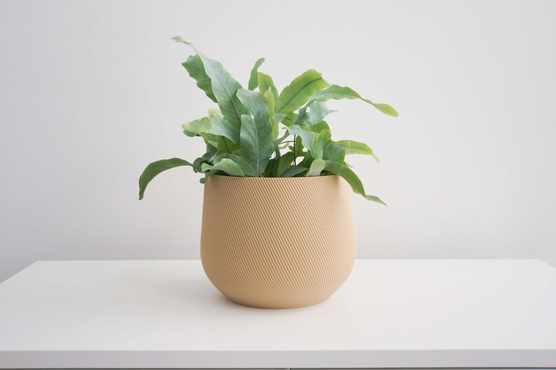 Beige Plant Pot Beige Planter Indoor Planter Indoor Etsy Canada