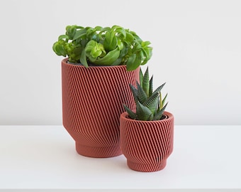 Pink Plant Pot | Pink Planter | Indoor Planter | Indoor Plant Pot | Minimal Plant Pot | Minimal Planter | Succulent Planter | Cactus Pot