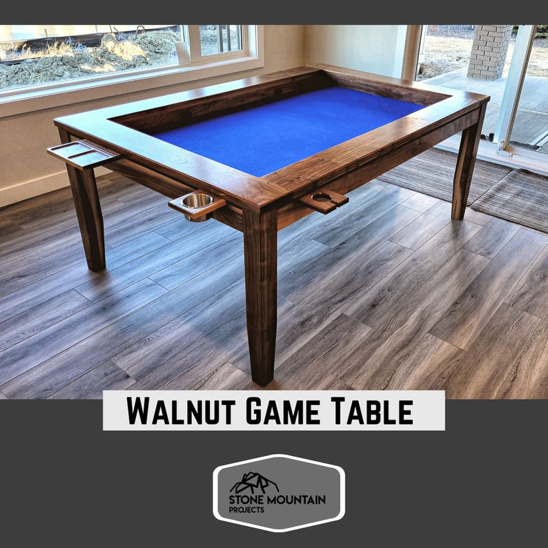 Dining Table Game Table Board Game Table Gaming Table Etsy