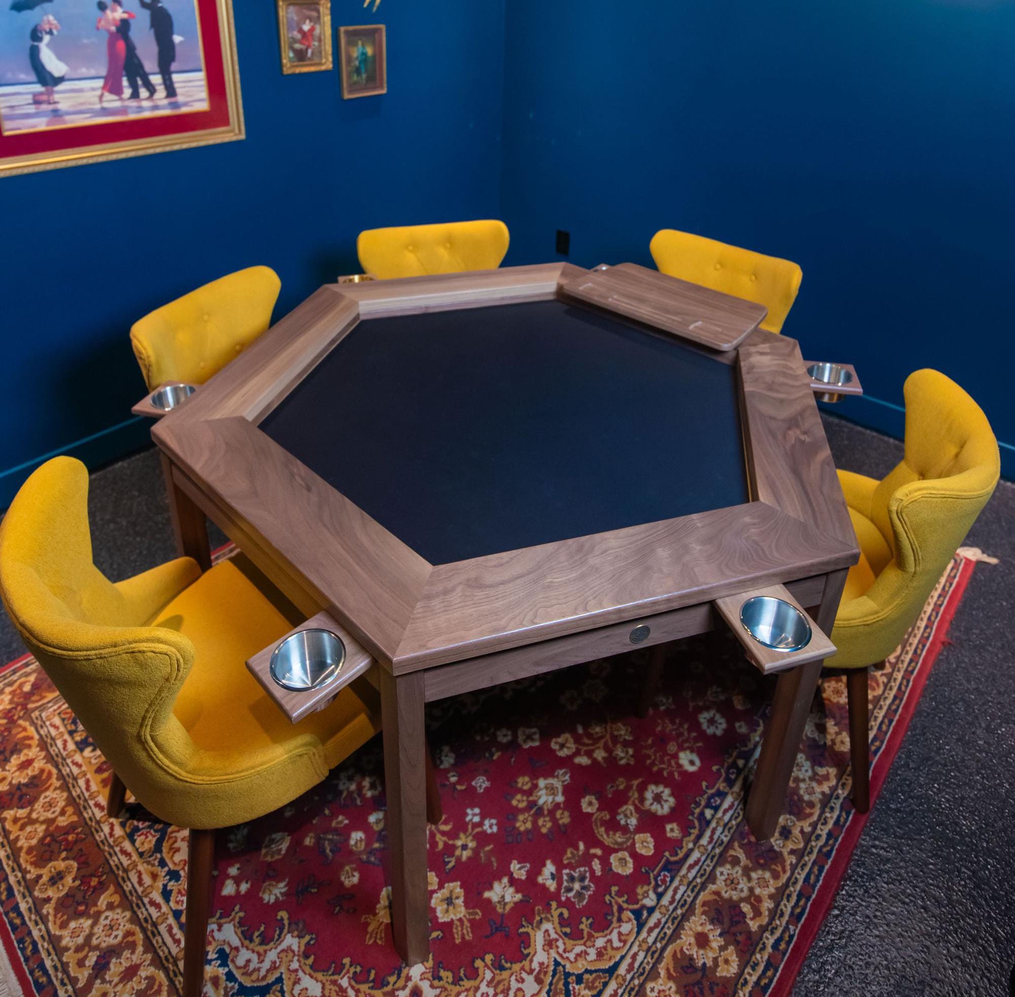 六角形のゲームテーブル、ボードゲームテーブル、ゲームテーブル