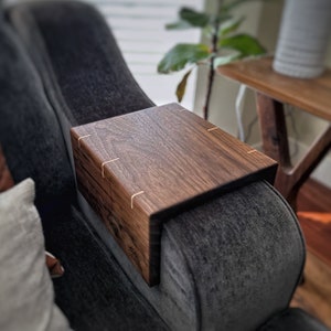 Ottoman table | armrest table | sofa table | couch arm tray | living room furniture | custom arm tray | tv tray