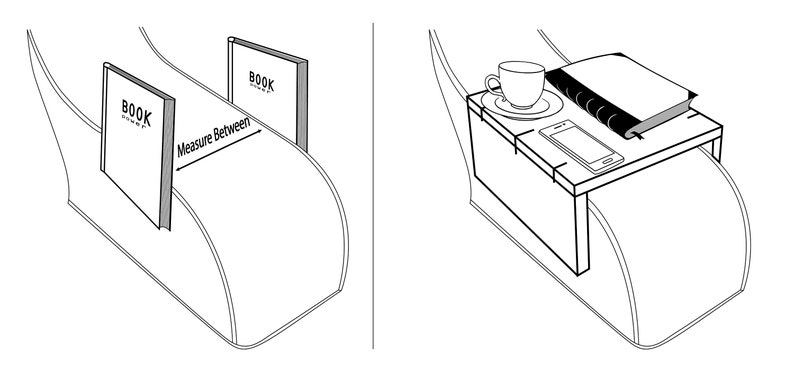 Sofa arm tray Couch arm table couch table couch arm tray living room furniture custom arm tray tv tray image 9