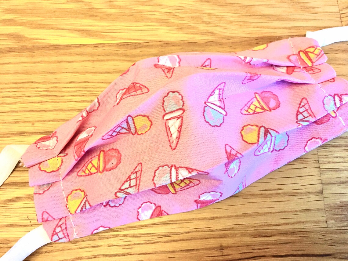 Yummy icecream print face mask breathable face mask double Etsy
