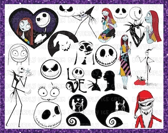 Download Nightmare Before Christmas Svg Etsy SVG Cut Files