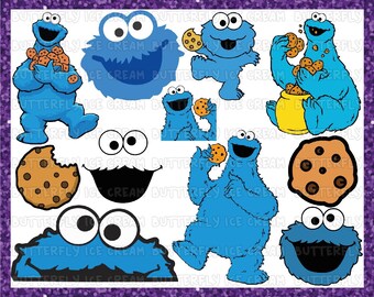 Cookie Monster Svg Etsy