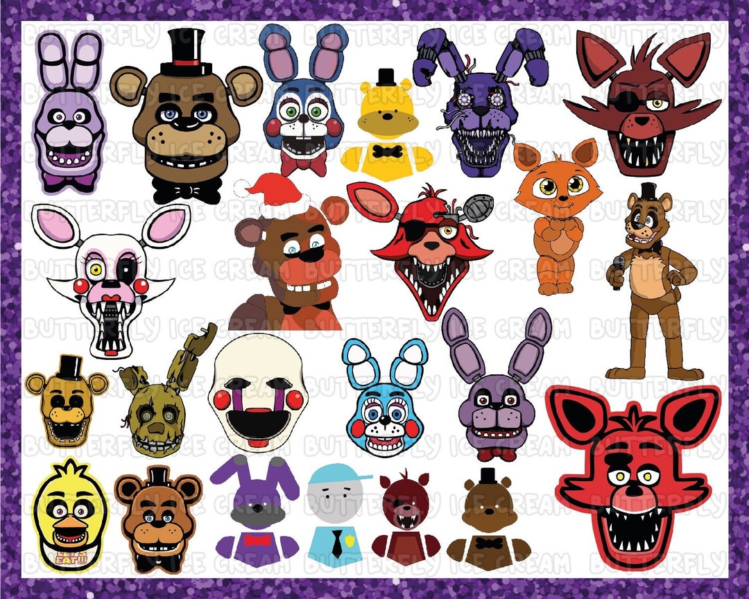 FNAF Characters SVG - Free FNAF Characters SVG Download