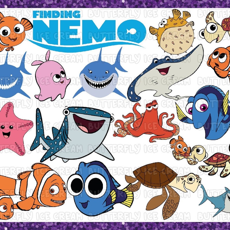 Nemo Fish Design Finding Nemo Fish - Etsy