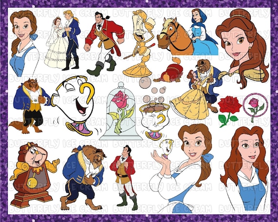 Beauty And The Beast Svg Belle Svg Beauty Beast Svg Beauty Etsy