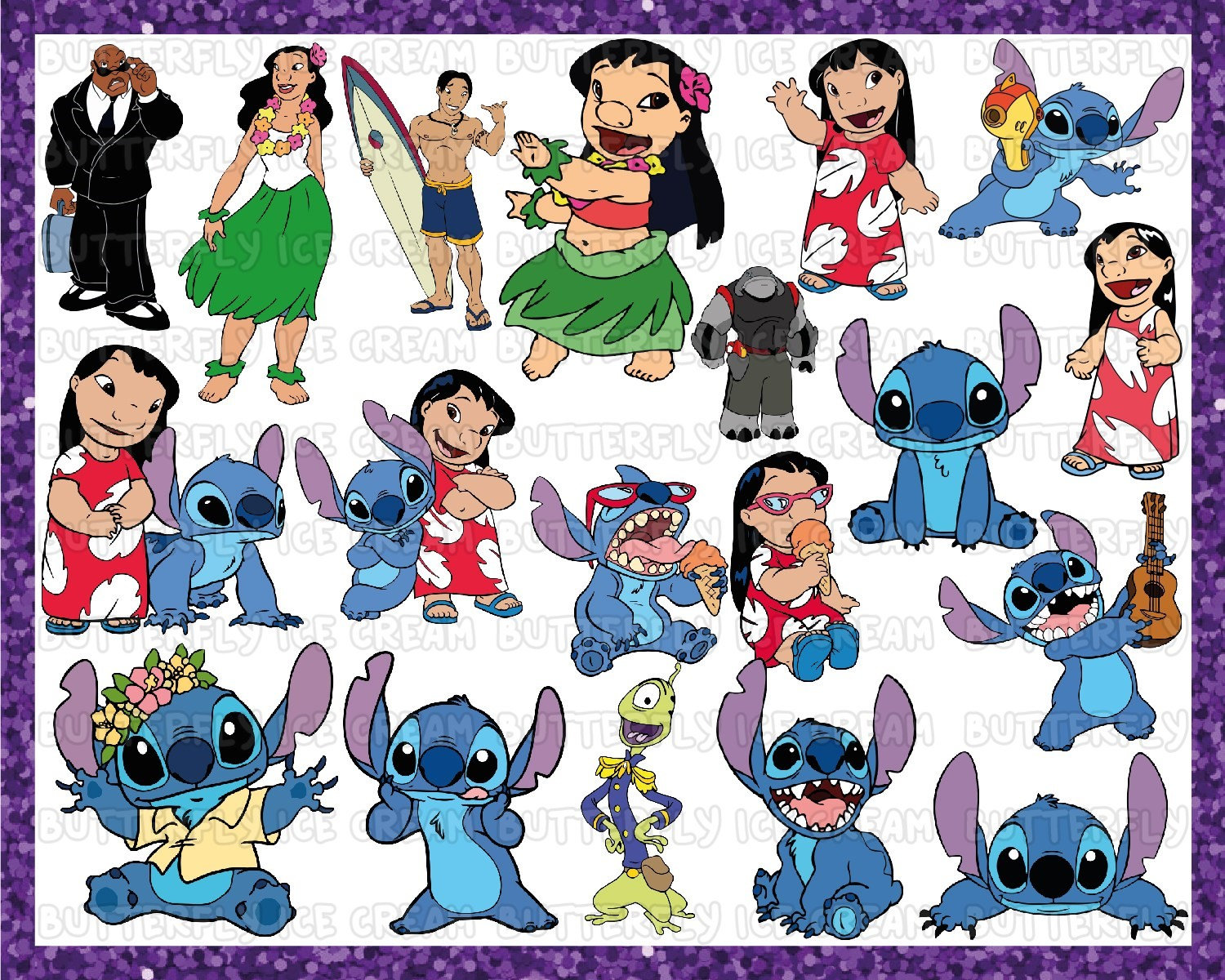 Lilo And Stitch SVG, Lilo Stitch Cut File, Lilo Stitch Clip Art, Lilo