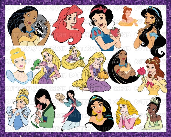 Download Princess Heads Svg Disney Princess Svg Princess Svg Etsy