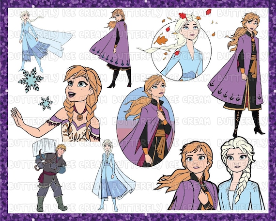 Download Frozen 2 Svg Frozen Svg Frozen 2 Anna Svg Elsa Svg Olaf Etsy