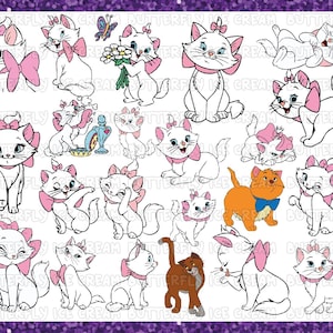 おしゃれキャット svg、マリー svg、おしゃれキャット svg、猫 svg、マリー猫 svg、かわいい猫 svg、おしゃれキャット マリー svg