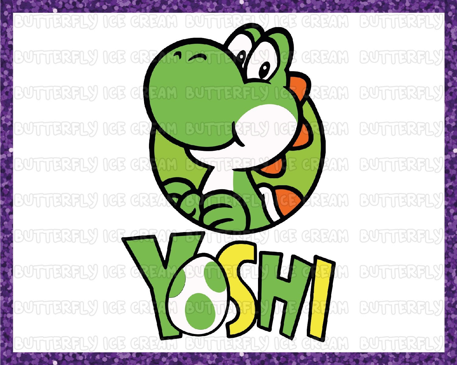 Yoshi Egg Mario SVG for Craft Machines Cricut Cameo (Download Now) 