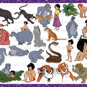 libro della giungla svg, il libro della giungla svg, mowgli svg, baloo svg, bagheera svg, il libro della giungla, giungla svg, giungla svg