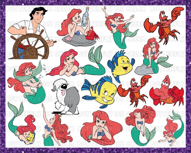 Free Free 87 Little Mermaid Svg Etsy SVG PNG EPS DXF File