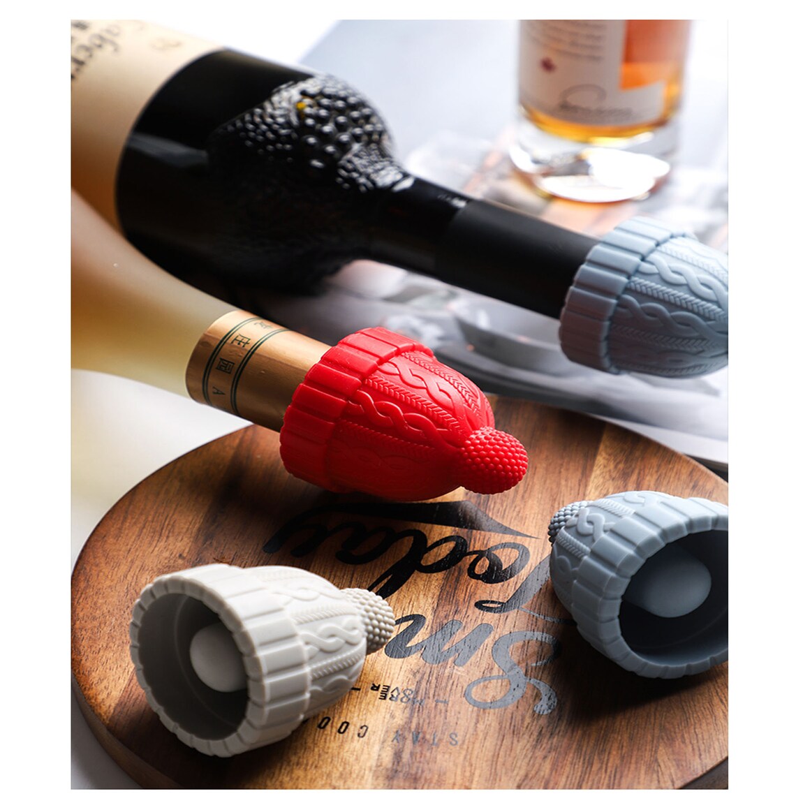 Kunststoff Wein Stopper Rotwein Stopper schöne Wein Stopper Etsy