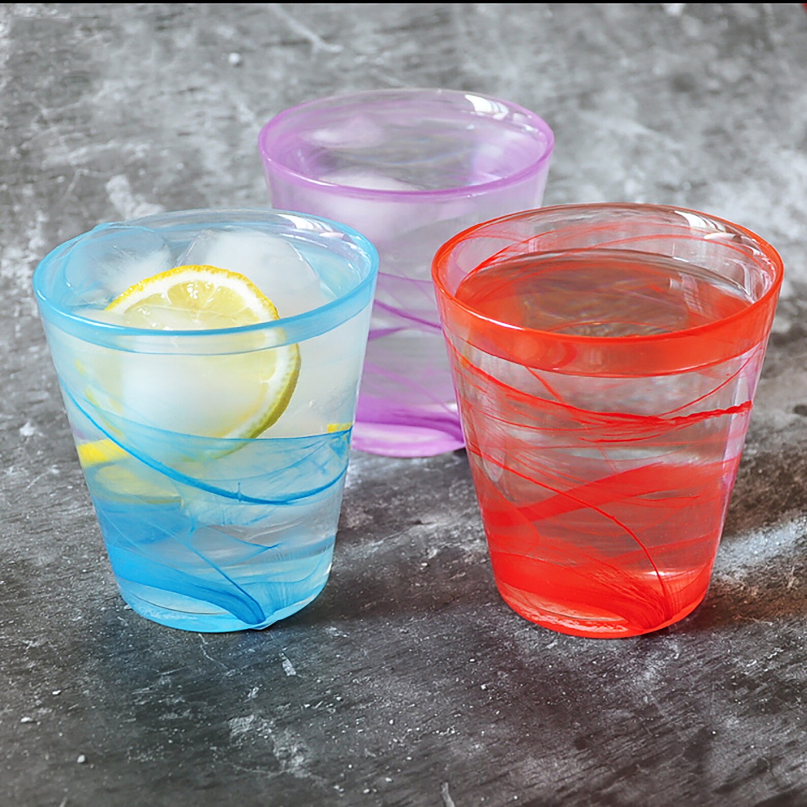 370ml Thick Glass Creative Ink Cup Color Water Cup Milk Etsy