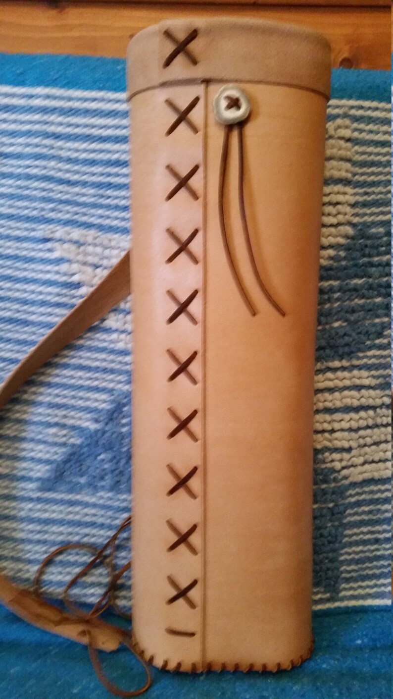 Leather Archery Back Quiver Etsy