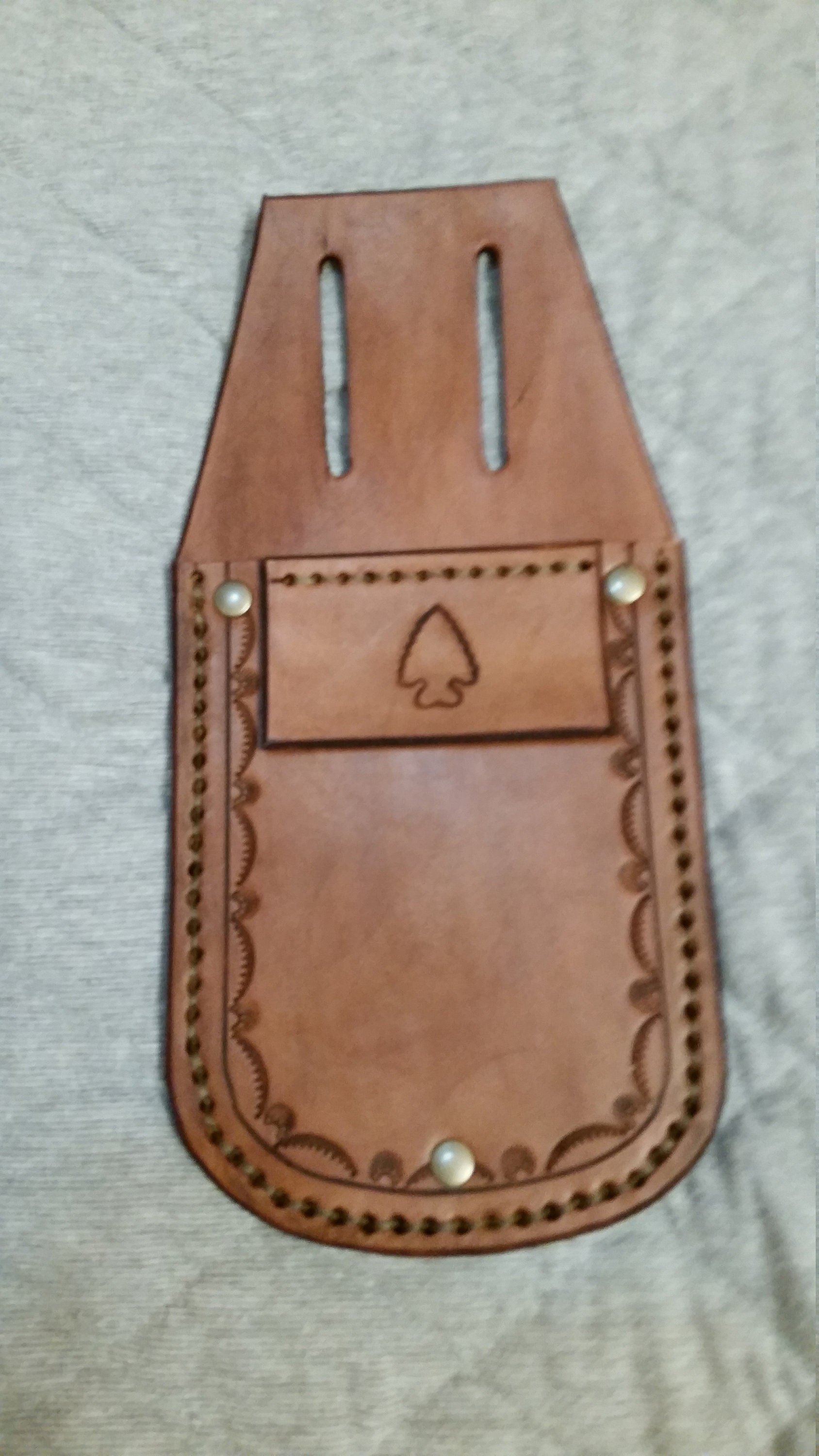 Archery Arrowhead Pocket Quiver With Belt Loops Etsy