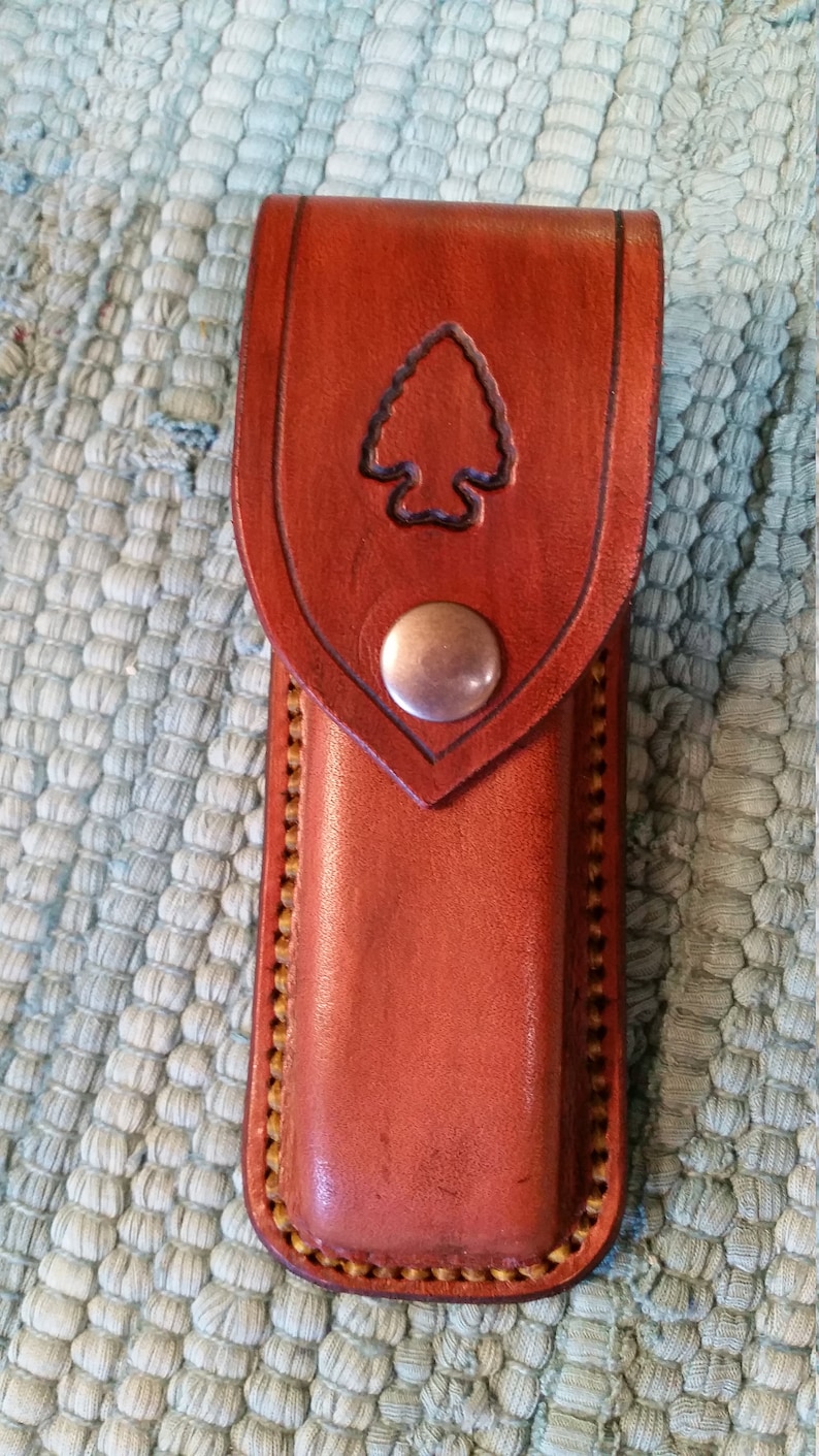 Leather Knife Case for Buck 110 Knife Etsy