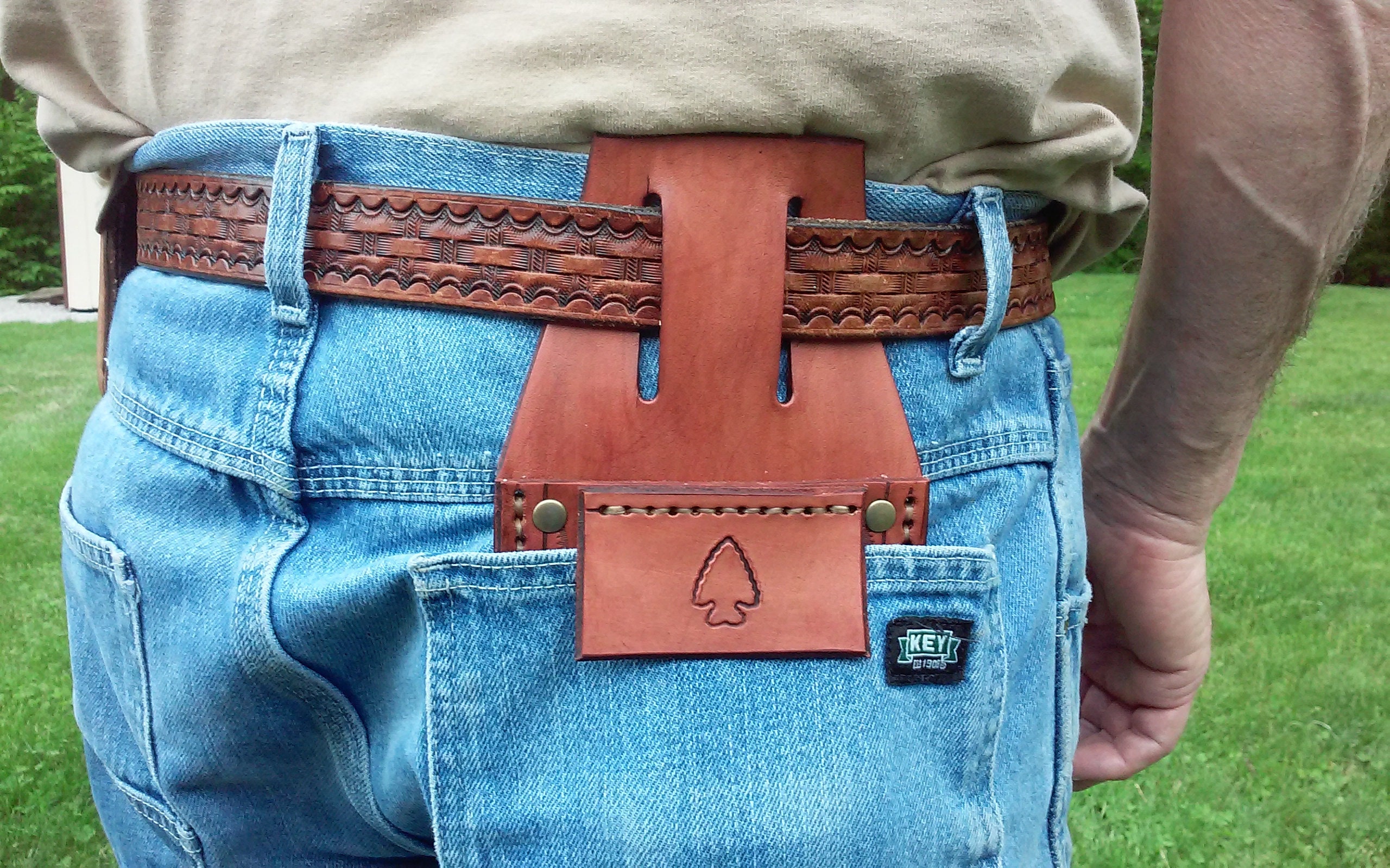 Archery Arrowhead Pocket Quiver With Belt Loops Etsy