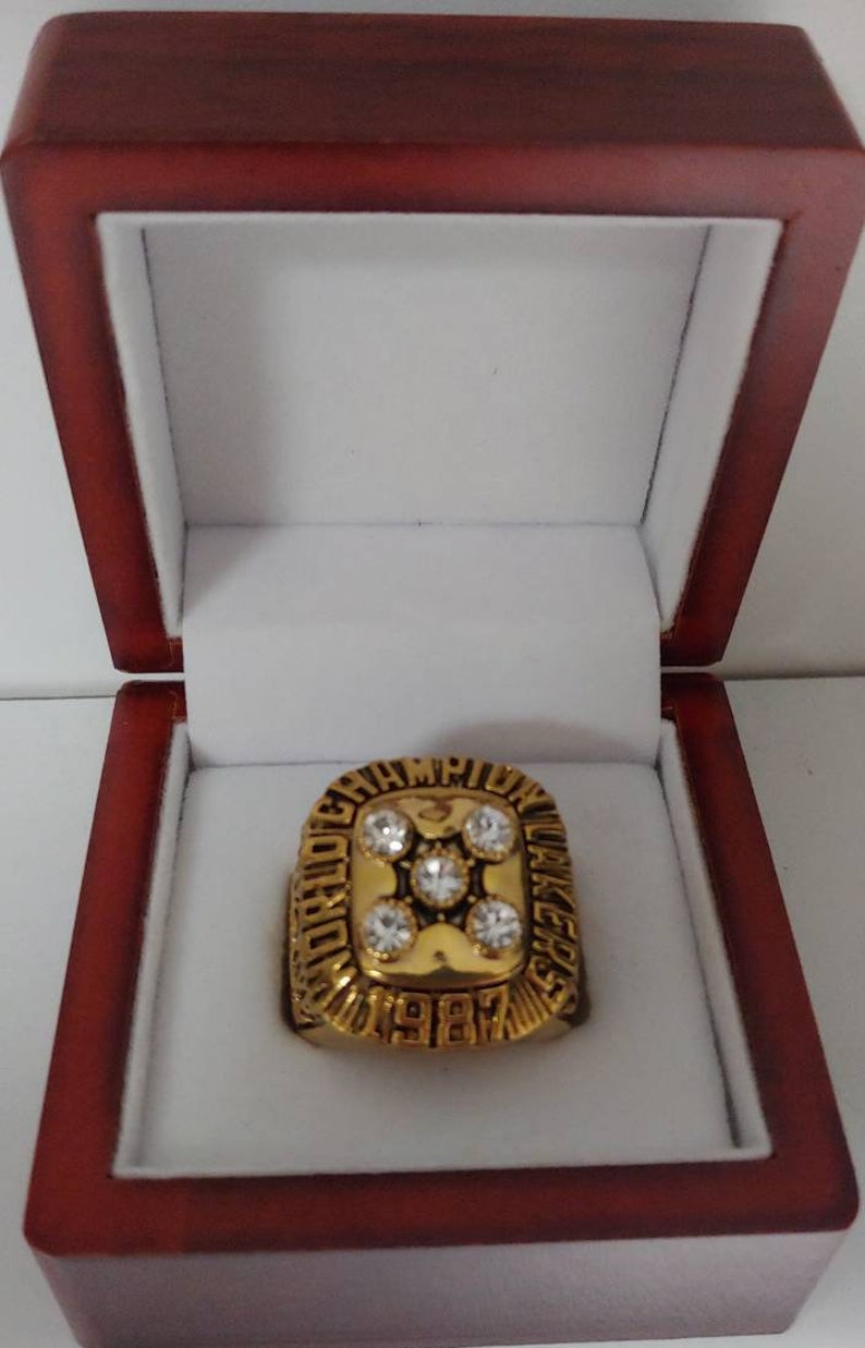 Magic Johnson 1987 Los Angeles Lakers NBA Championship Ring | Etsy
