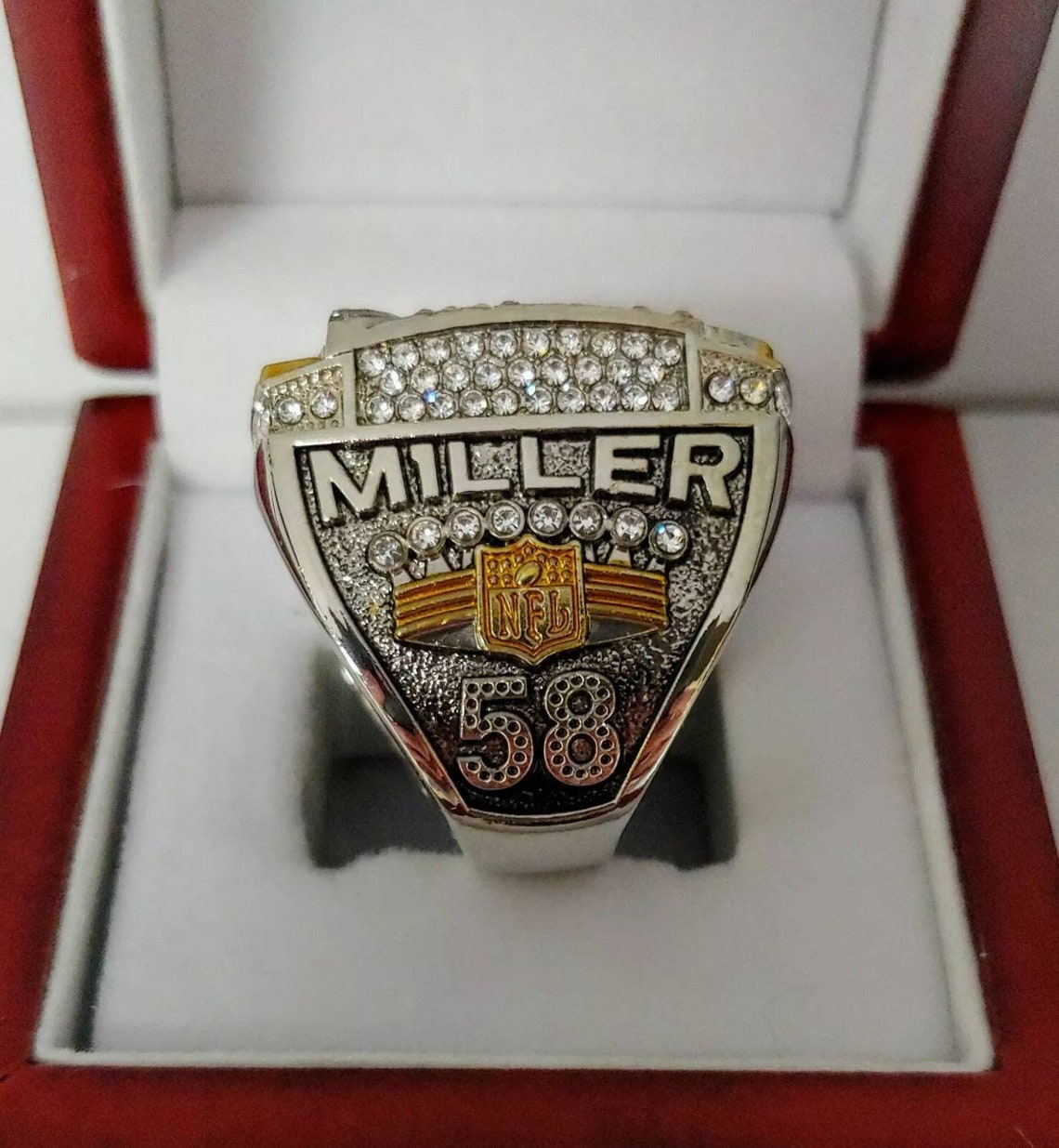 Von Miller 2015 Denver Broncos Super Bowl Custom Ring WITH