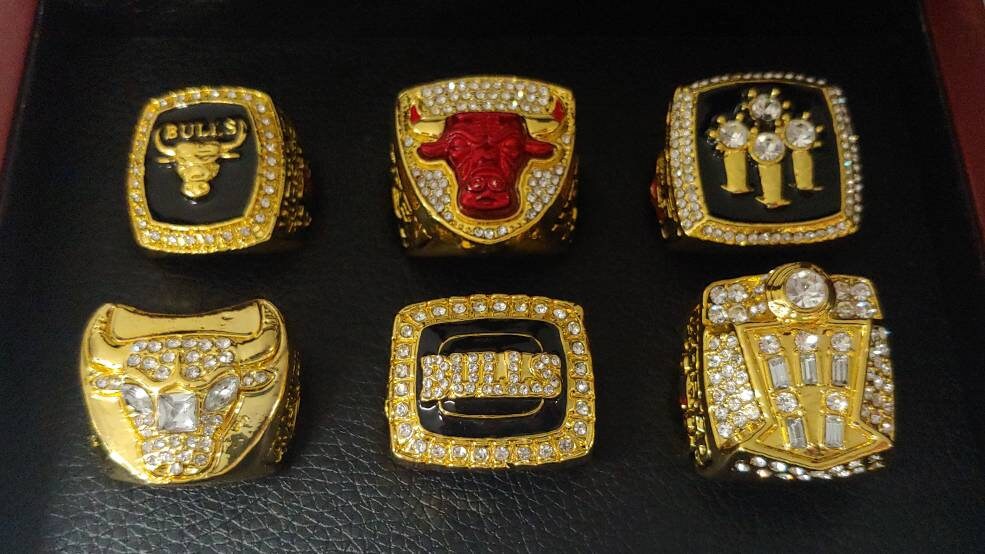 Scottie Pippen NEW RARE Chicago Bulls 6 Championship Ring | Etsy