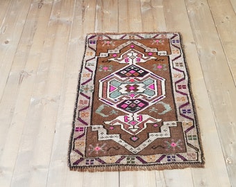 11.5 x 1.7 ft- Vintage Rug Turkish Rug Area Rug Kilim Rug Large Medium Muted Color Rug NO:B270 Persian Runner Rug Oushak Rug