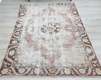 turkish persian rug,runner rug , area rug , kilim rug , oushak rug 200 x 125 cm no:242 6.5 x 4.1 feet