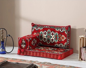 Unique Middle Eastern Pet Floor Sofa, Sectional sofa, Floor Cushion Daybed, Arabic Sofa, Kilim Cushion, Floor Couch, Reading Nook