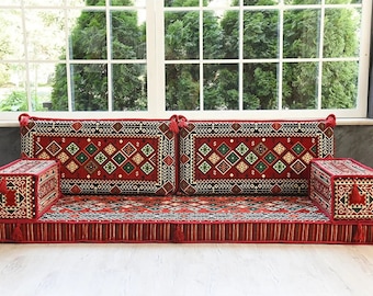 Bodensitzcouch, Sitzbankkissen, Fenster Sitzkissen, Bodenkissen Couch, Lounge Kissen, Christbaumschmuck, Leseecke,