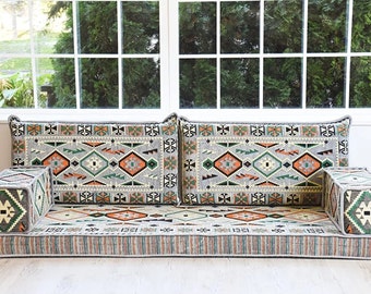 Floor Sofa set , Sectional sofa, Floor Cushion Daybed, Arabic Sofa, Unique Cushion, Kilim Cushion Floor Couch, Reading Nook , lounge cushion