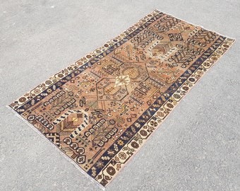 Turkish  Rug , vintage persian rug , 5.6 x 3  feet  runner rug , area rug , kilim rug , oushak rug  48  rug persian rug