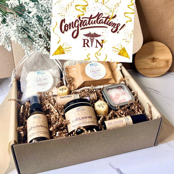 Nurse Graduation Gift Personalized Congratulations Gift for New Nurse Graduation Gift Idea for Future Nurse Non-Toxic Gift Box Idea