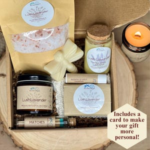 Relaxation Stress Relief Aromatherapy Gift Box Self Care Spa Gift Set Spa Gift Basket Birthday Gift Cheer Up Gift Thinking of You Gift