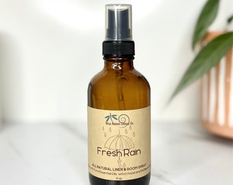 Fresh Rain Nontoxic Room Spray Essential Oils Bathroom Spray Odor Eliminator Home Fragrance Aromatherapy Spray for Self Care