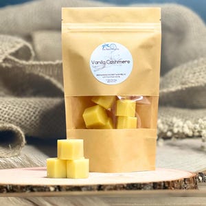 Beeswax Melts All Natural Vanilla Cashmere Beeswax Wax Melts for Warmer, Clean, Nontoxic Essential Oils Wax Melts for Aromatherapy