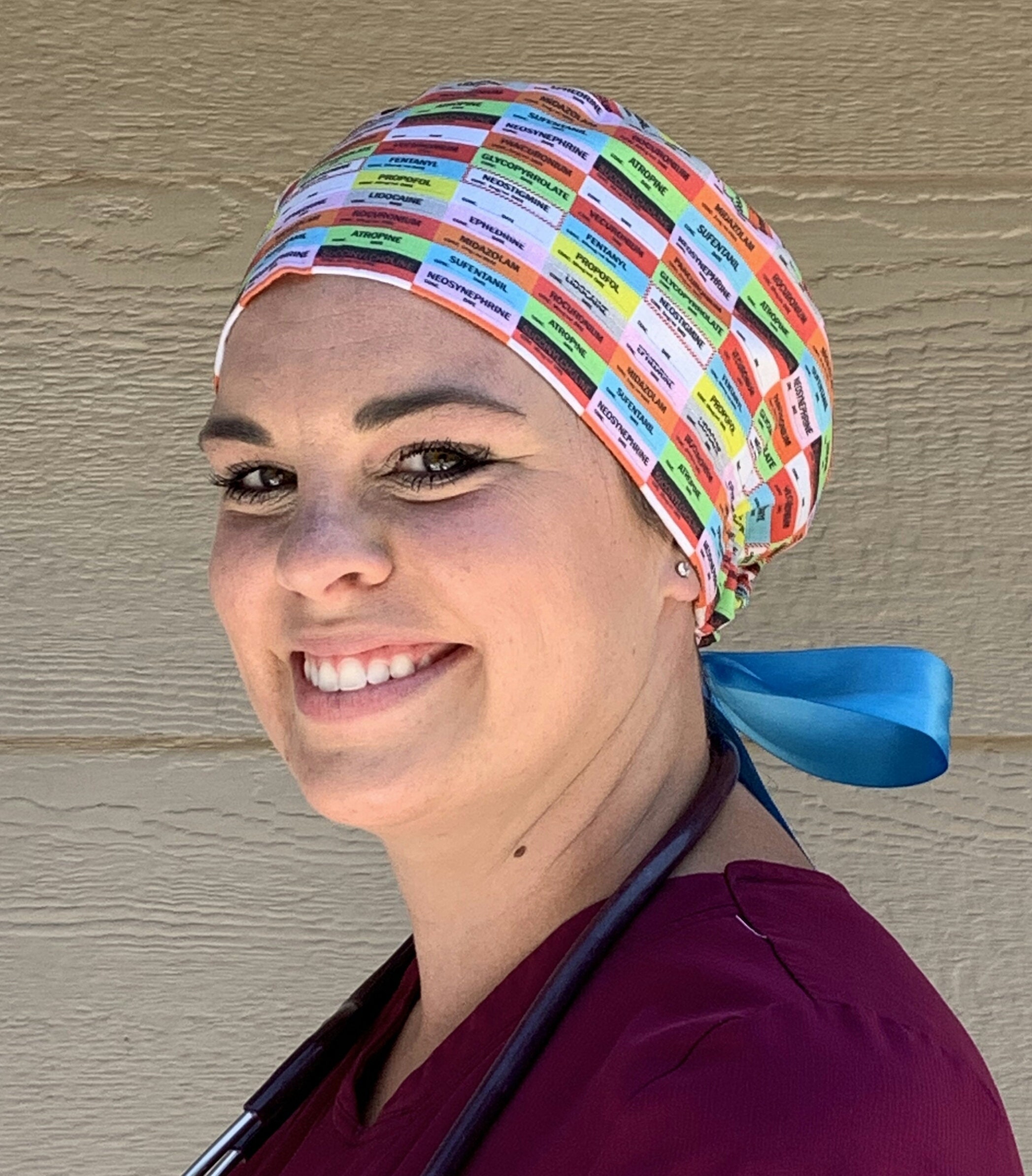 Anesthesia Scrub Cap Scrub Hat Surgical Scrub Hat Etsy