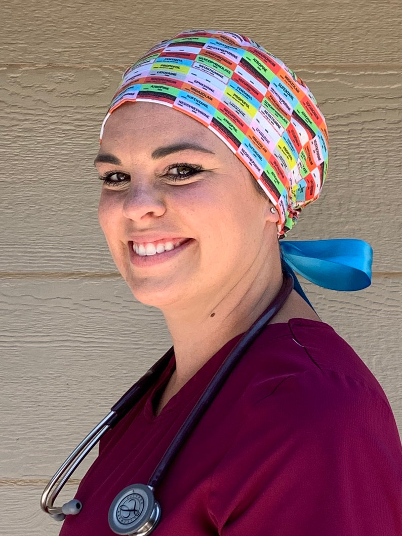 Anesthesia Scrub Cap Scrub Hat Surgical Scrub Hat Etsy