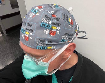 Pour some SUGAmmadex on me, Scrub Cap, Surgical Scrub Hat, Anesthesia Humor, CRNA, Nurse Anesthesia, Anesthetist, Quick Ship