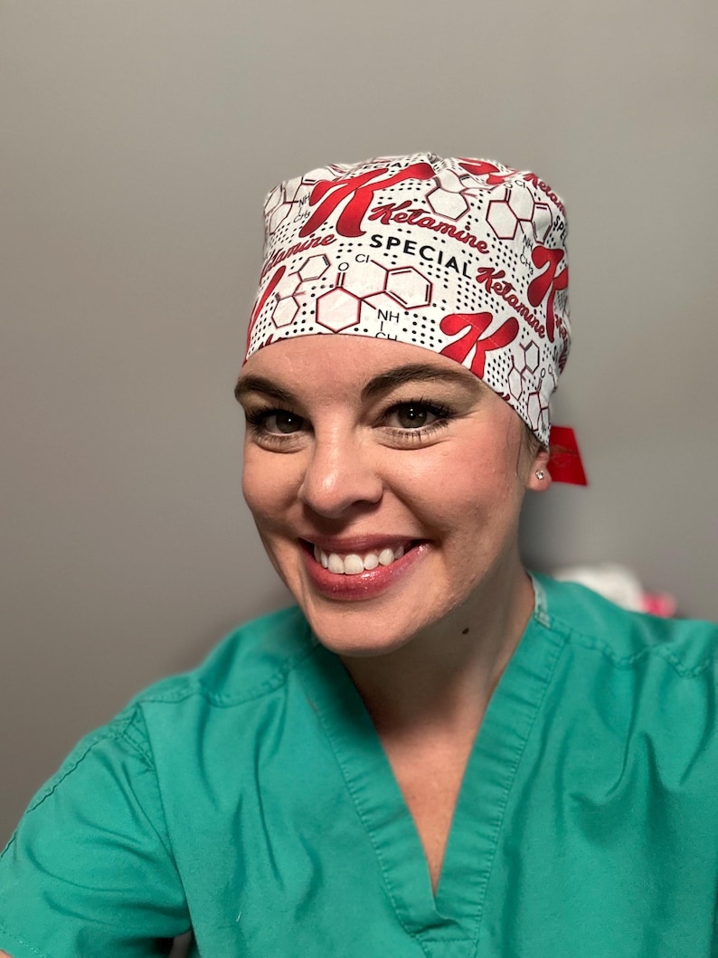 Special K Ketamine Scrub Cap: Anesthesia Nurse Humor Bild 5
