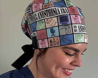 In My anesthesia Era Scrub Cap, Fun Cap, OR Hat, Doctor, Nurse, Operating Room, Emergency Room, Veterinarian, Eras, Taylor Nation, CRNA