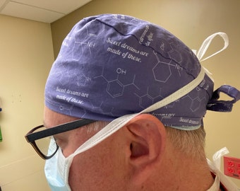 Scrub Cap, Surgical Scrub Hat, Anesthesia humor, CRNA gift, ketamine, precedex, propofol, sweet dreams are made of these, nurse anesthesia