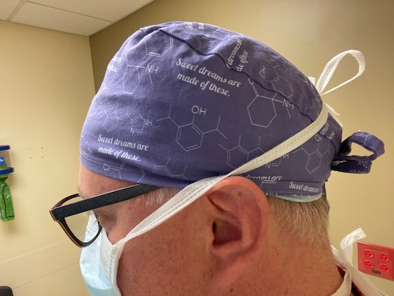 Scrub Cap, Surgical Scrub Hat, Anesthesia humor, CRNA gift, ketamine, precedex, propofol, sweet dreams are made of these, nurse anesthesia