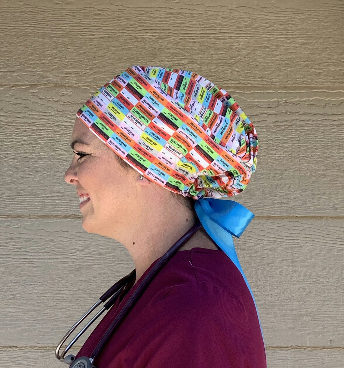 Anesthesia Scrub Cap Scrub Hat Surgical Scrub Hat Etsy
